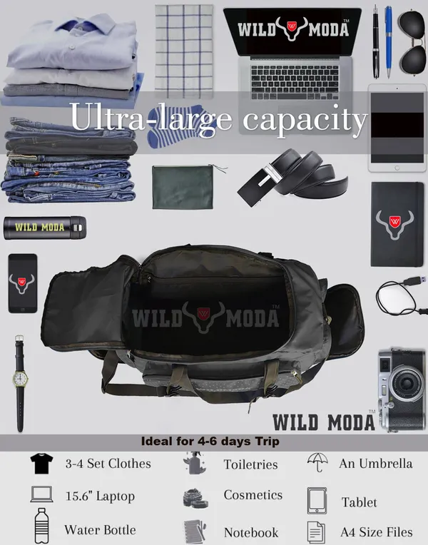 Grey_Polyester_Heavyduty_Duffel_Without_Wheels_For_Men_&_Women_(22_X_11_X_13_In)