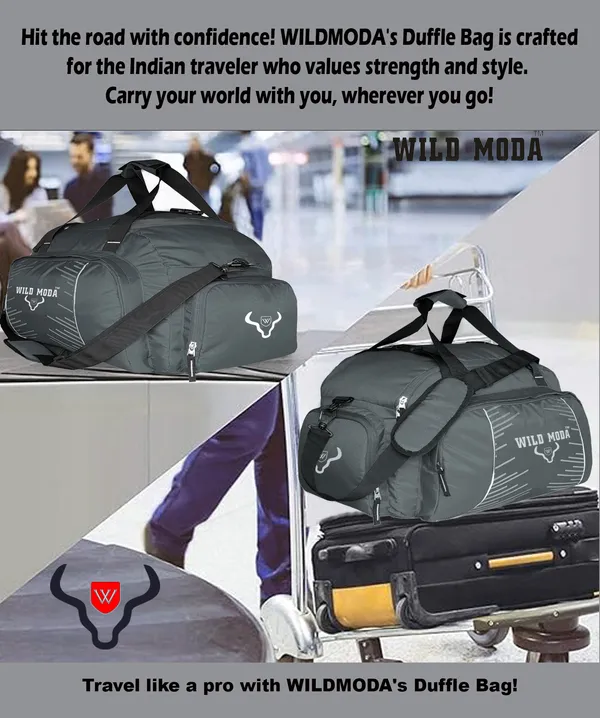 Grey_Polyester_Heavyduty_Duffel_Without_Wheels_For_Men_&_Women_(22_X_11_X_13_In)
