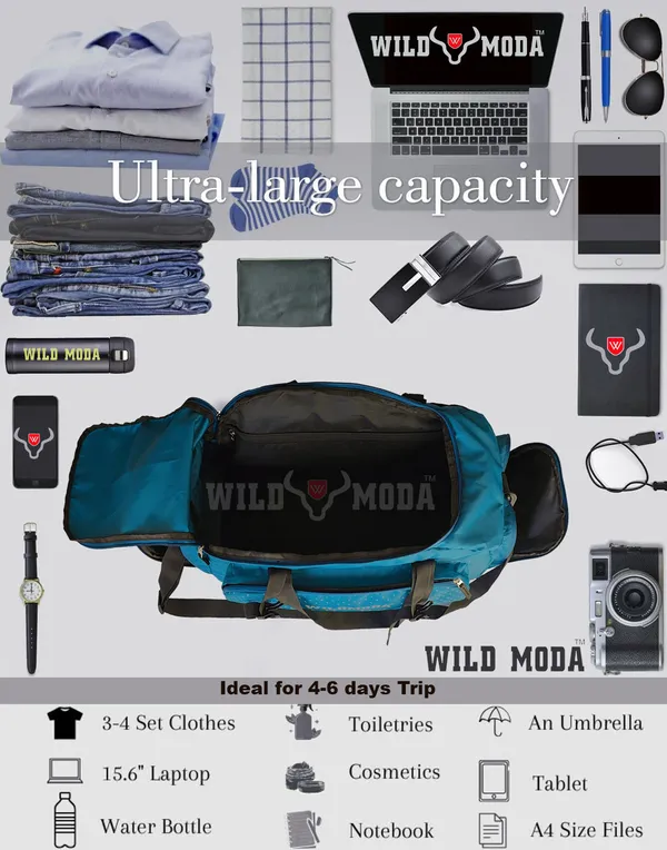 Blue_&_Black_Polyester_Heavyduty_Duffel_Without_Wheels_For_Men_&_Women_(22_X_11_X_13_In)