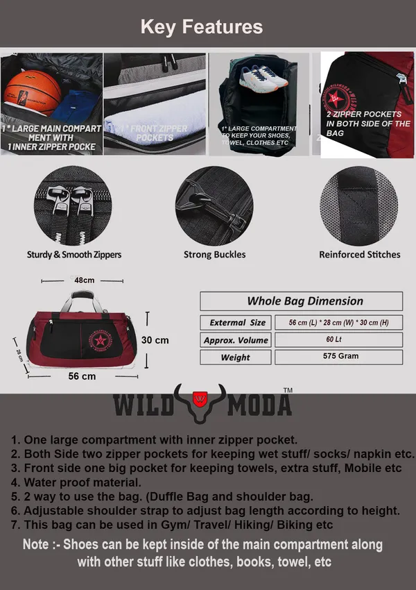 Black_&_Maroon_Polyester_Gym_Bag_For_Men_&_Women_(60_L)