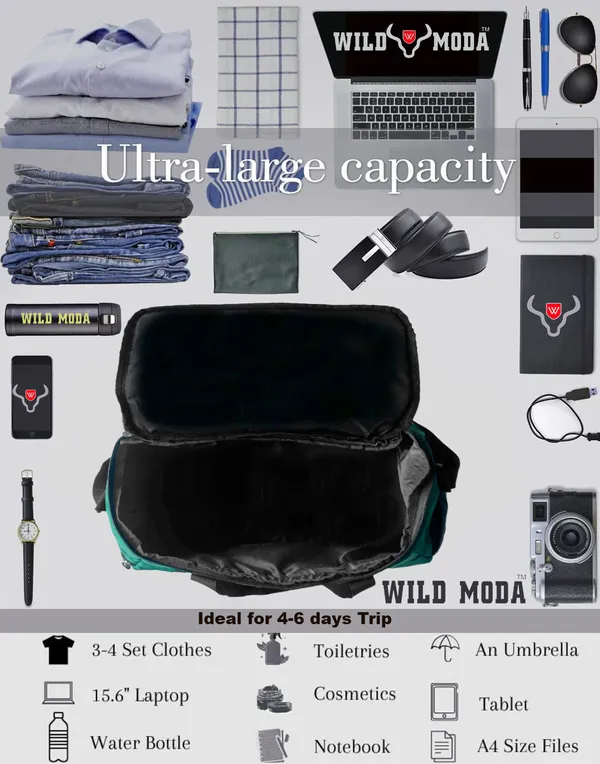 Black_&_Blue_Polyester_Heavyduty_Duffel_Without_Wheels_For_Men_&_Women_(22_X_11_X_12_In)