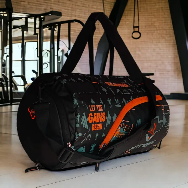 Black_&_Orange_Polyester_Gym_Bag_For_Men_&_Women_(40_L)