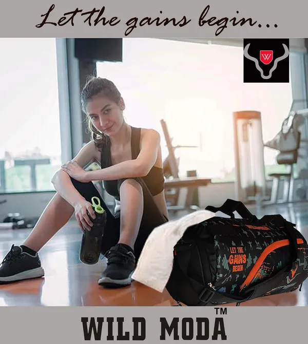 Black_&_Orange_Polyester_Gym_Bag_For_Men_&_Women_(40_L)