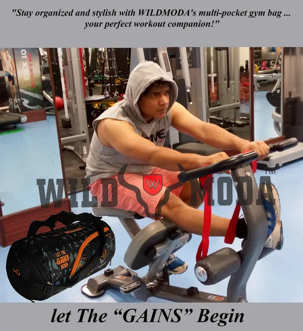 Black_&_Orange_Polyester_Gym_Bag_For_Men_&_Women_(40_L)
