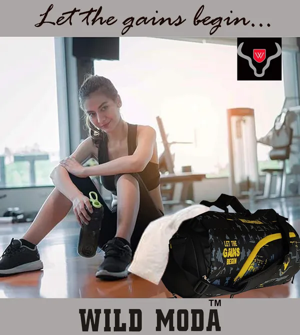 Black_&_Yellow_Polyester_Gym_Bag_For_Men_&_Women_(40_L)