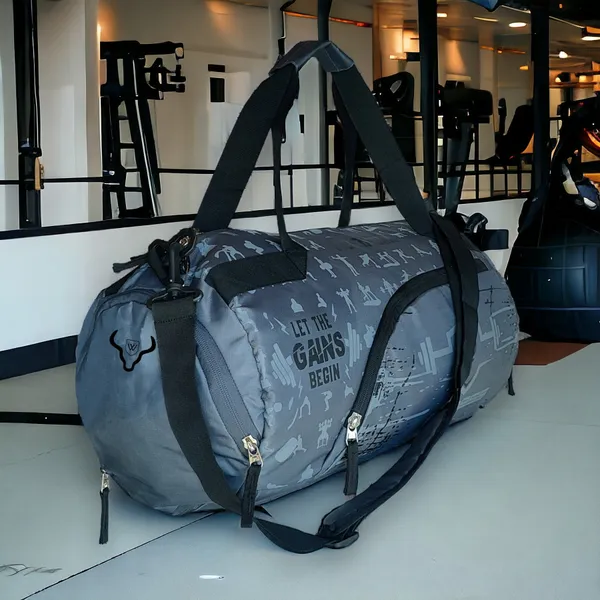Grey_&_Black_Polyester_Gym_Bag_For_Men_&_Women_(40_L)