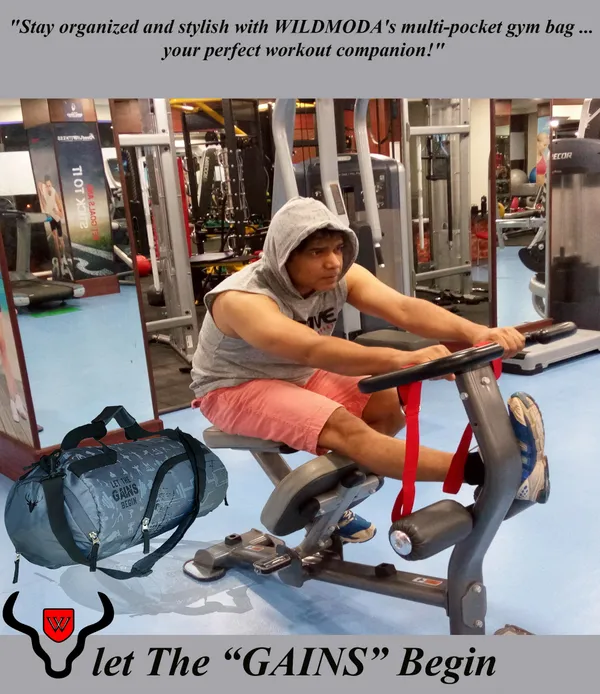Grey_&_Black_Polyester_Gym_Bag_For_Men_&_Women_(40_L)