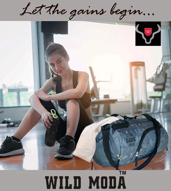 Grey_&_Black_Polyester_Gym_Bag_For_Men_&_Women_(40_L)
