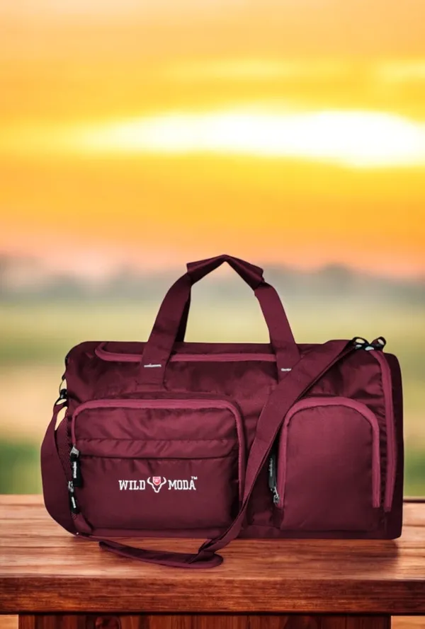 Maroon_Polyester_Rucksack_For_Men_&_Women_(12_X_21_In)