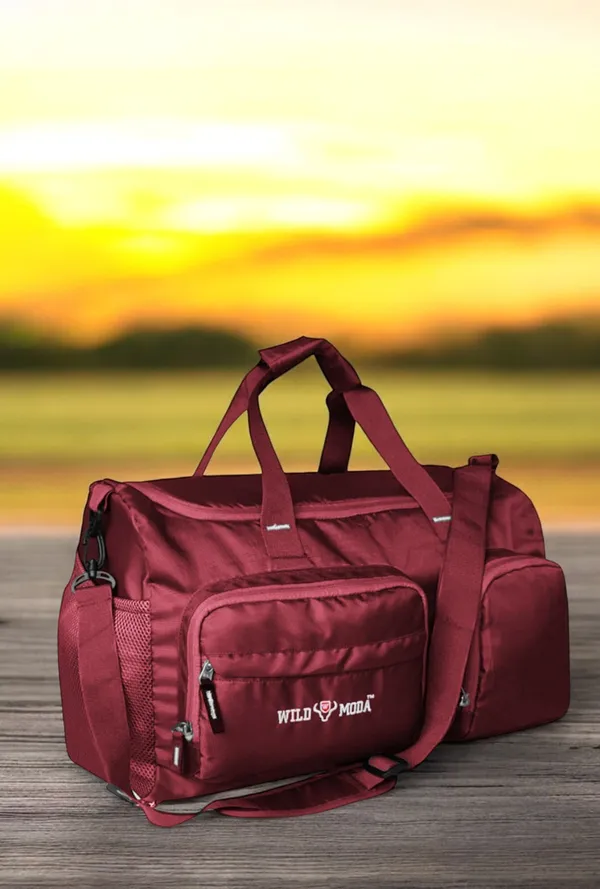 Maroon_Polyester_Rucksack_For_Men_&_Women_(12_X_21_In)