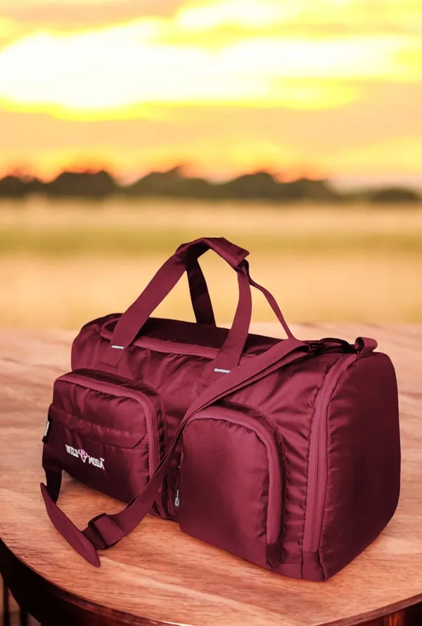 Maroon_Polyester_Rucksack_For_Men_&_Women_(12_X_21_In)