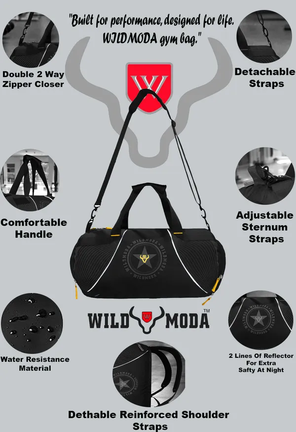 Black_&_Yellow_Polyester_Gym_Bag_For_Men_&_Women_(40_L)