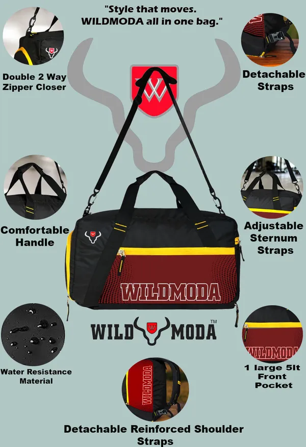 Black_&_Maroon_Polyester_Gym_Bag_For_Men_&_Women_(35_L)