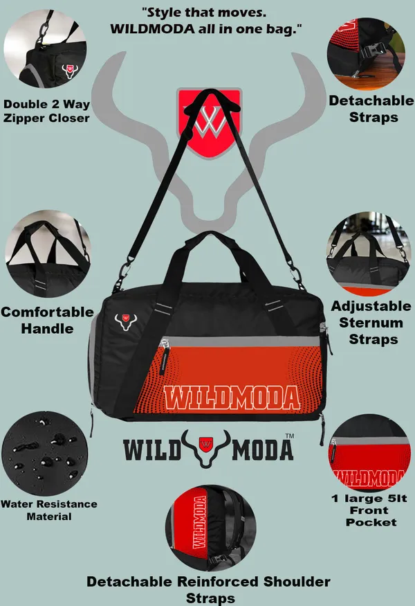 Black_&_Orange_Polyester_Gym_Bag_For_Men_&_Women_(35_L)