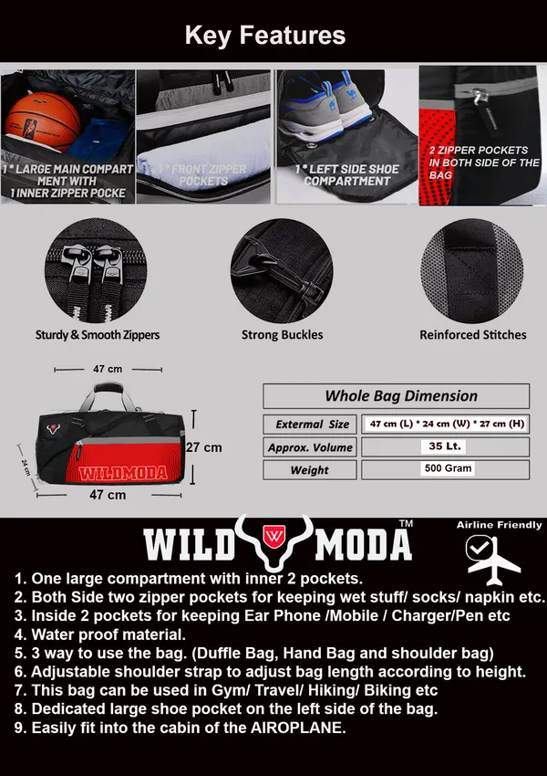 Black_&_Orange_Polyester_Gym_Bag_For_Men_&_Women_(35_L)