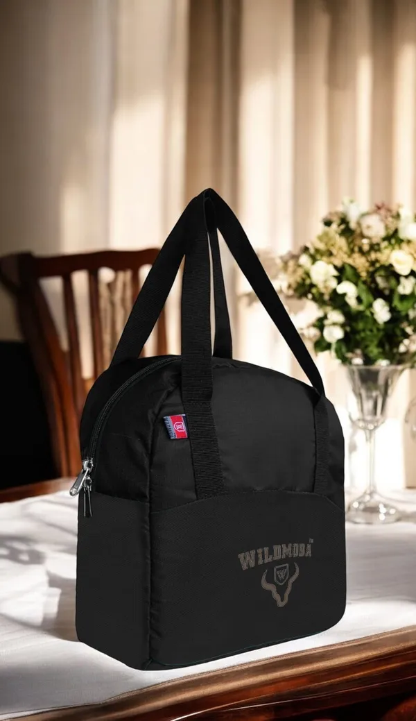 Black_Polyester_Zipper_Closure_Lunch_Bag_For_Boys_&_Girls_(28_X_24_X_10.16_Cm)
