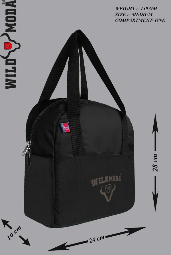 Black_Polyester_Zipper_Closure_Lunch_Bag_For_Boys_&_Girls_(28_X_24_X_10.16_Cm)