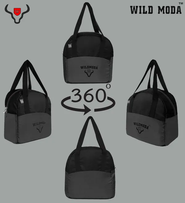 Grey_&_Black_Polyester_Zipper_Closure_Lunch_Bag_For_Boys_&_Girls_(28_X_24_X_10.16_Cm)