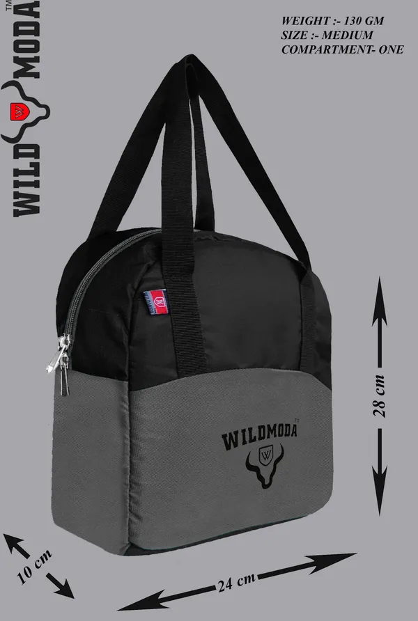 Grey_&_Black_Polyester_Zipper_Closure_Lunch_Bag_For_Boys_&_Girls_(28_X_24_X_10.16_Cm)