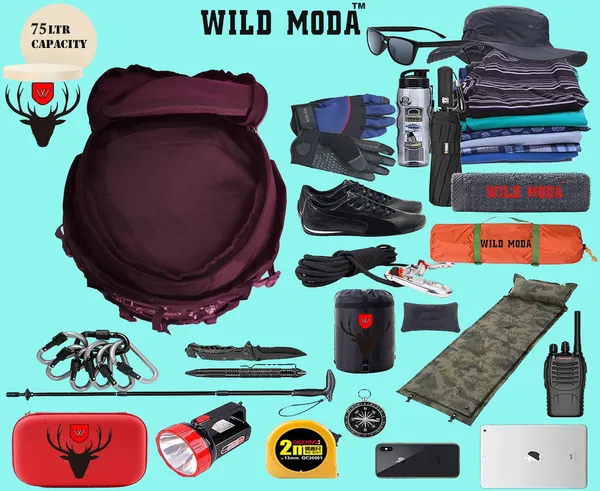 Maroon_Polyester_Rucksack_For_Men_&_Women_(30_X_12_In)