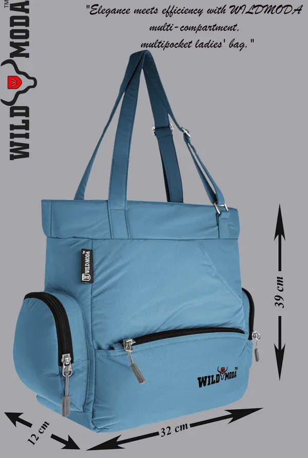Blue_&_Black_Polyester_Solid_Zip_Closure_Shoulder_Bag_For_Women_(36_X_35_Cm)