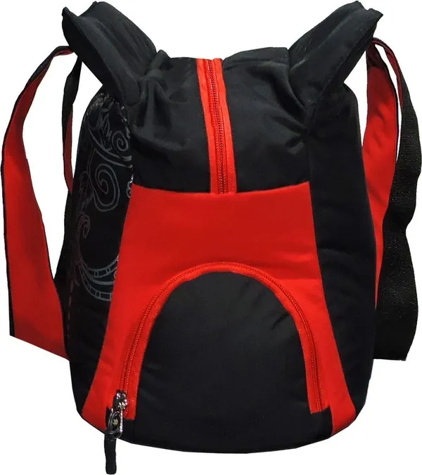 Black_&_Red_Polyester_Printed_Zip_Closure_Shoulder_Bag_For_Women_(27_X_35_Cm)