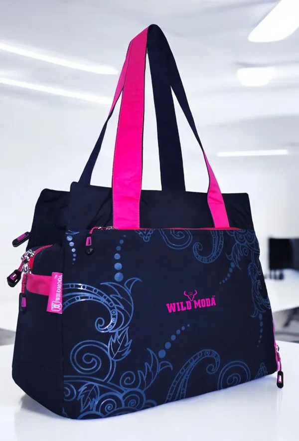 Blue_&_Pink_Polyester_Printed_Zip_Closure_Shoulder_Bag_For_Women_(27_X_35_Cm)