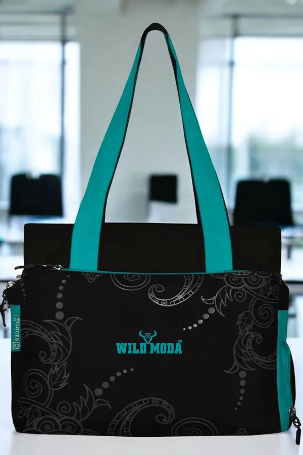 Black_Polyester_Printed_Zip_Closure_Shoulder_Bag_For_Women_(27_X_35_Cm)