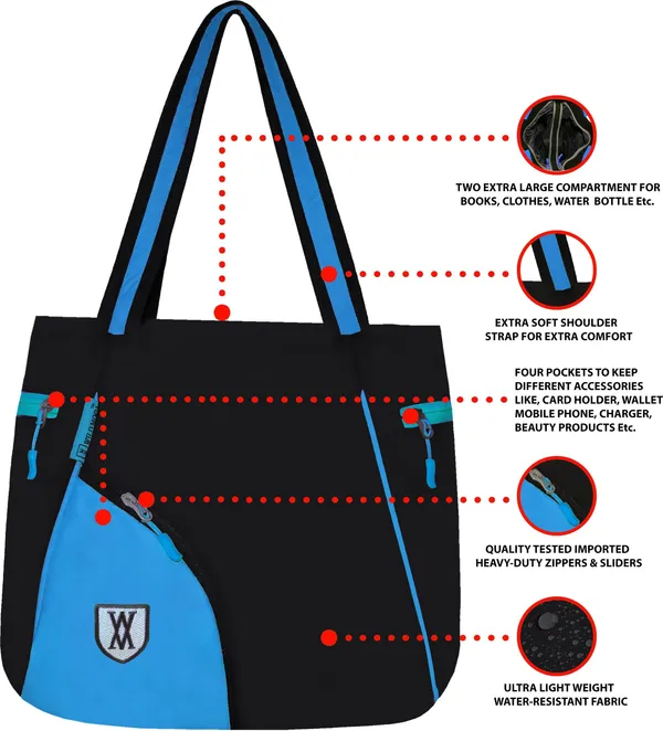 Blue_&_Black_Polyester_Solid_Zip_Closure_Tote_For_Women_(39_X_32_Cm)