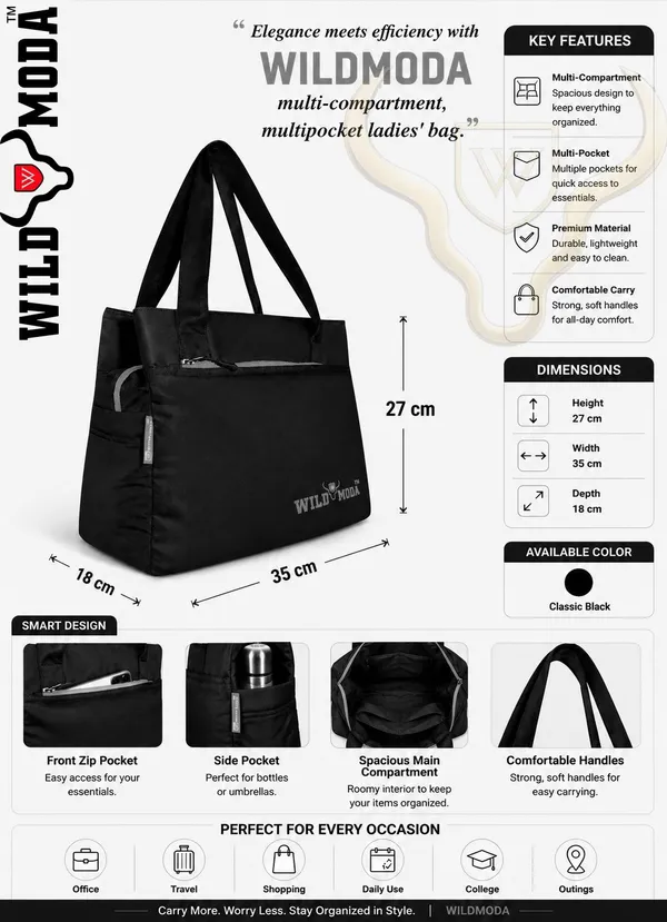Multicolor_Polyester_Self_Design_Zip_Closure_Shoulder_Bag_For_Women_(27_X_35_Cm)
