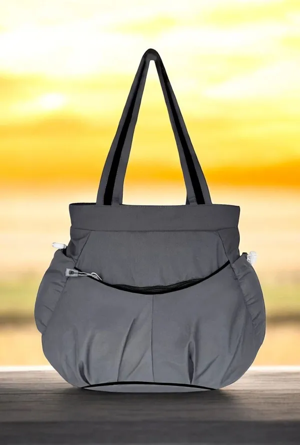 Silver_Polyester_Solid_Zip_Closure_Shoulder_Bag_For_Women_(28_X_34_Cm)