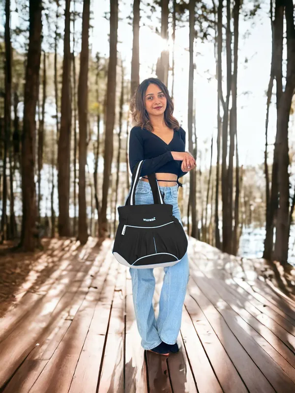 Black_Polyester_Solid_Zip_Closure_Shoulder_Bag_For_Women_(28_X_34_Cm)