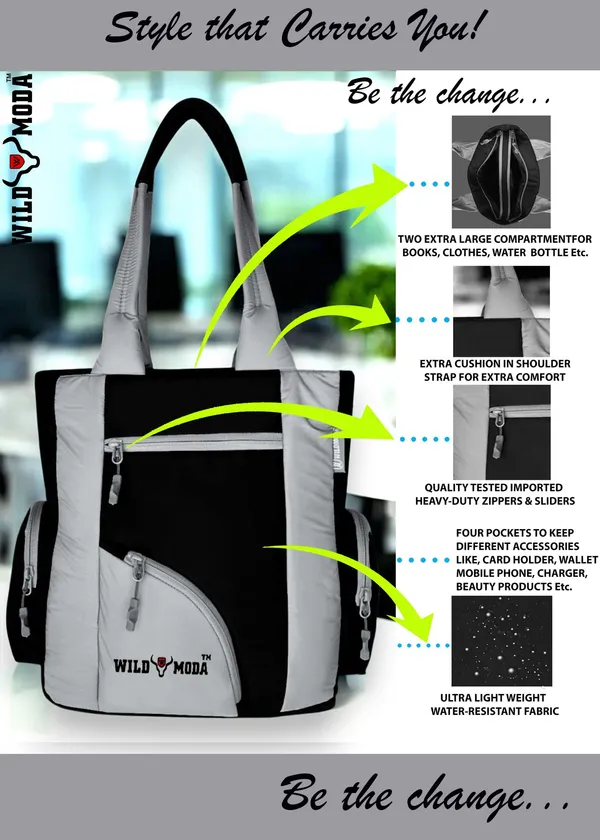 Black_&_White_Polyester_Solid_Zip_Closure_Tote_For_Women_(39_X_32_Cm)