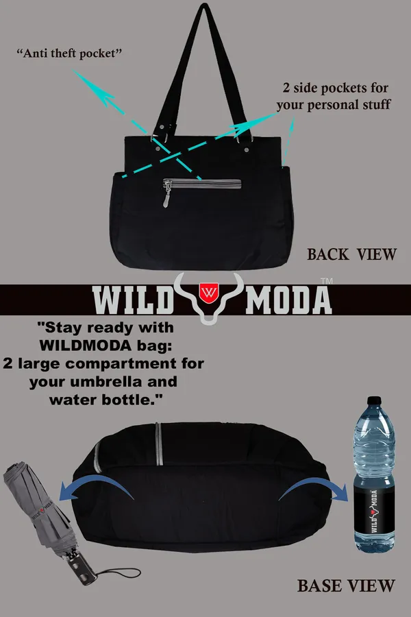 Black_Polyester_Solid_Zip_Closure_Shoulder_Bag_For_Women_(29_X_32_Cm)