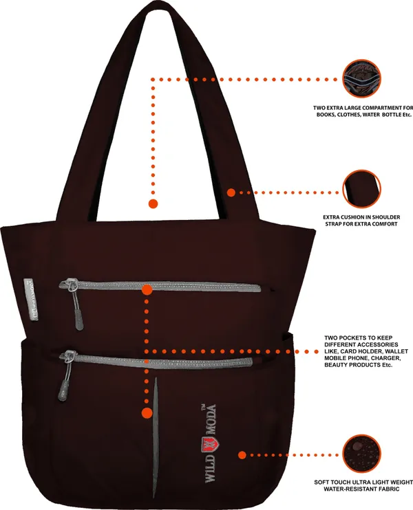 Maroon_Polyester_Solid_Zip_Closure_Shoulder_Bag_For_Women_(34_X_29_Cm)