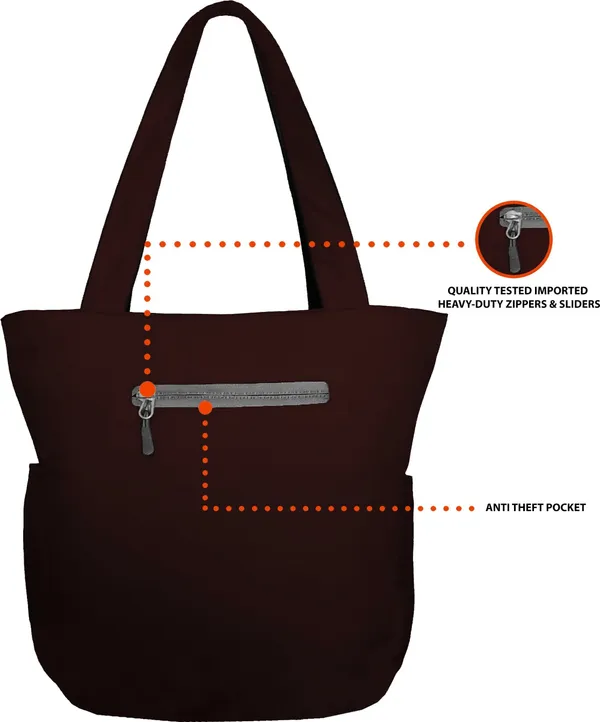 Maroon_Polyester_Solid_Zip_Closure_Shoulder_Bag_For_Women_(34_X_29_Cm)