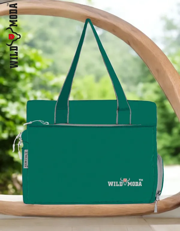 Green_Polyester_Solid_Zip_Closure_Shoulder_Bag_For_Women_(27_X_35_Cm)