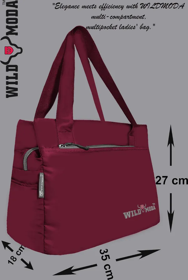 Maroon_Polyester_Solid_Zip_Closure_Shoulder_Bag_For_Women_(27_X_35_Cm)