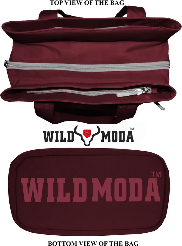 Maroon_Polyester_Solid_Zip_Closure_Shoulder_Bag_For_Women_(27_X_35_Cm)