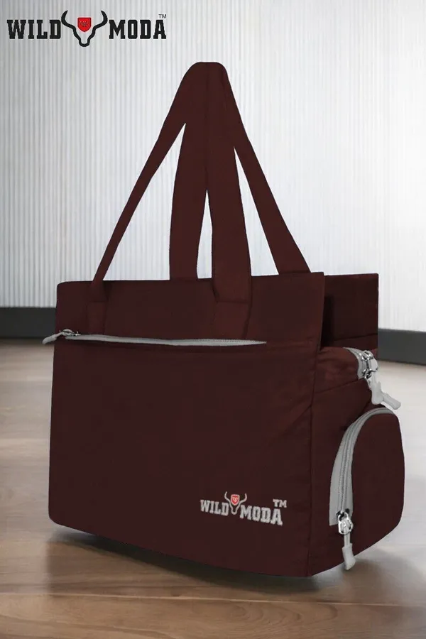Brown_Polyester_Solid_Zip_Closure_Shoulder_Bag_For_Women_(27_X_35_Cm)