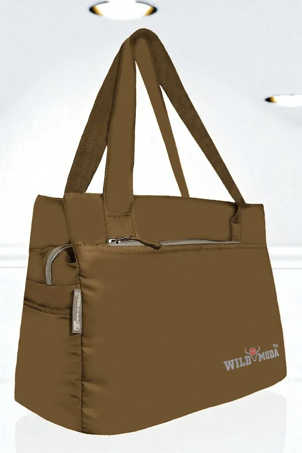 Beige_Polyester_Solid_Zip_Closure_Shoulder_Bag_For_Women_(27_X_35_Cm)
