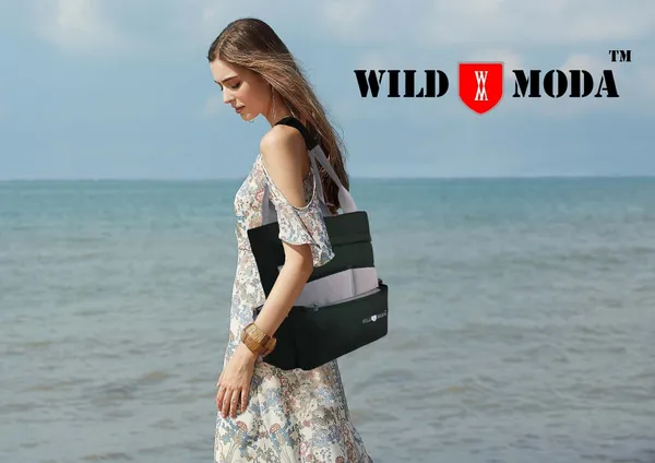 Green_&_Grey_Polyester_Solid_Zip_Closure_Tote_For_Women_(36_X_33_Cm)