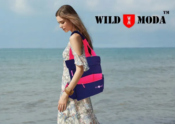 Blue_&_Pink_Polyester_Solid_Zip_Closure_Tote_For_Women_(36_X_33_Cm)