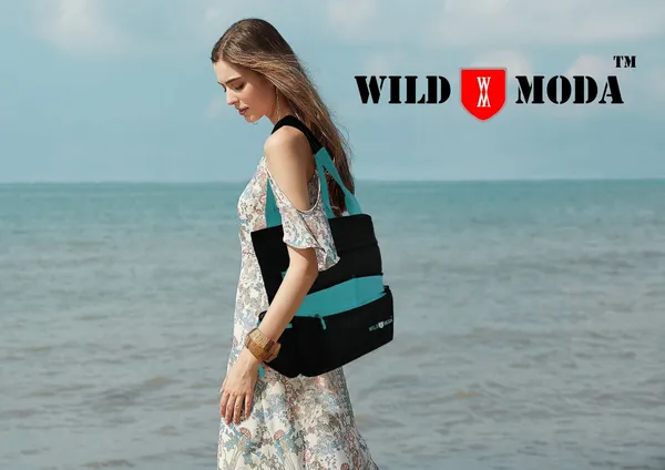 Black_&_Blue_Polyester_Solid_Zip_Closure_Tote_For_Women_(36_X_33_Cm)