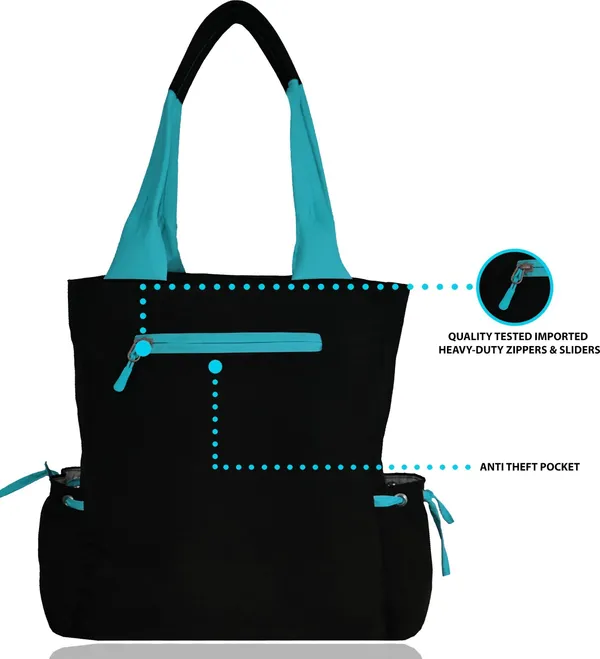 Black_&_Blue_Polyester_Solid_Zip_Closure_Tote_For_Women_(36_X_33_Cm)