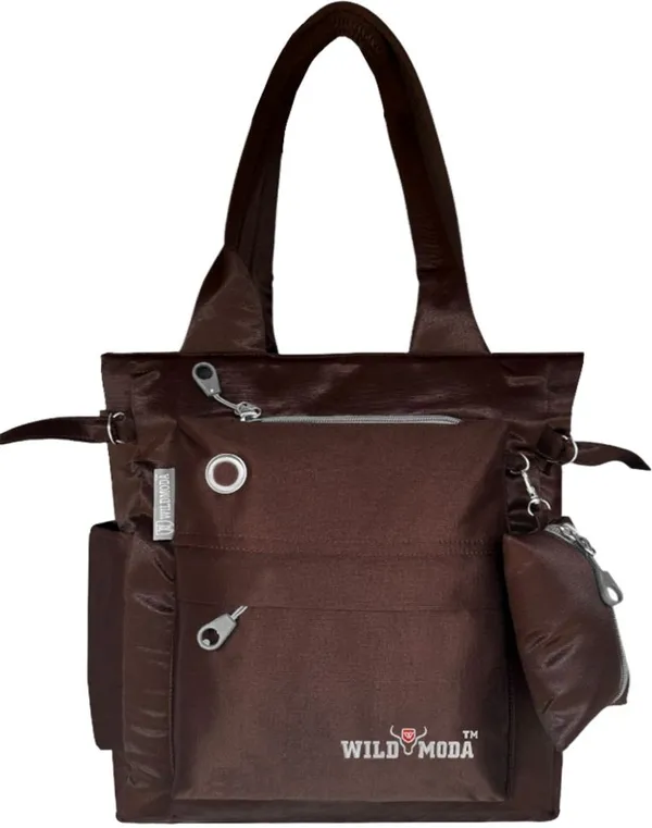 Brown_Polyester_Solid_Zip_Closure_Tote_For_Women_(35_X_30_Cm)