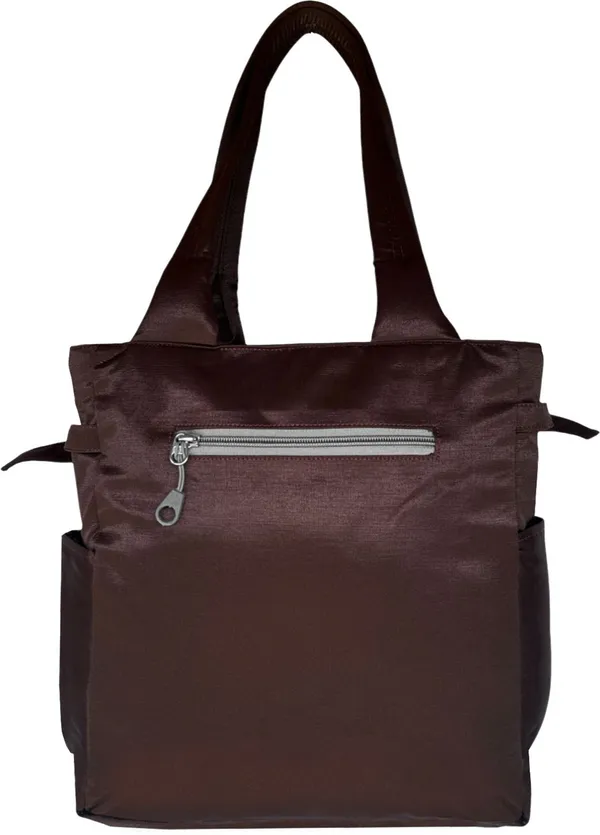Brown_Polyester_Solid_Zip_Closure_Tote_For_Women_(35_X_30_Cm)