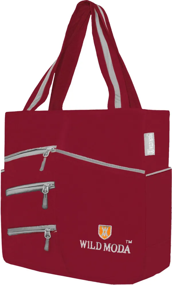 Red_Polyester_Solid_Zip_Closure_Shoulder_Bag_For_Women_(36_X_30_Cm)