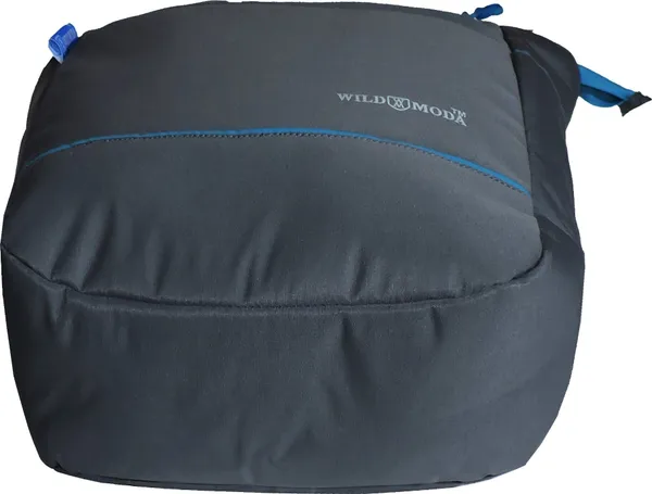 Grey_&_Blue_Polyester_Self_Design_Zip_Closure_Shoulder_Bag_For_Women_(36_X_32_Cm)