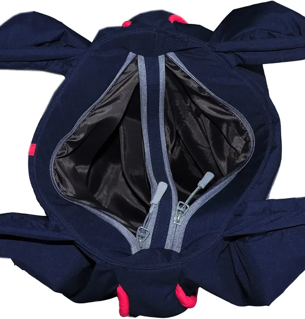 Blue_&_Pink_Polyester_Solid_Zip_Closure_Shoulder_Bag_For_Women_(33_X_38_Cm)